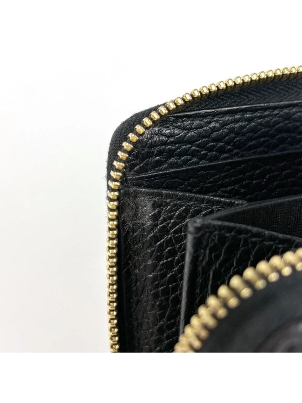 Gucci Wallet GG Marmont Beige Black